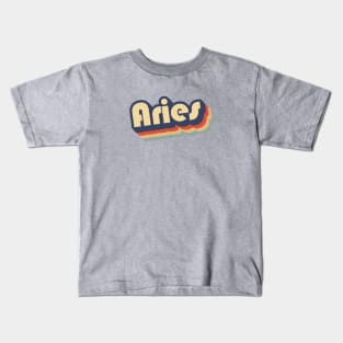Aries Retro '70s Kids T-Shirt